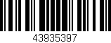 Código de barras (EAN, GTIN, SKU, ISBN): '43935397'