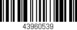 Código de barras (EAN, GTIN, SKU, ISBN): '43960539'