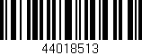 Código de barras (EAN, GTIN, SKU, ISBN): '44018513'