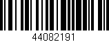 Código de barras (EAN, GTIN, SKU, ISBN): '44082191'