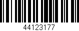 Código de barras (EAN, GTIN, SKU, ISBN): '44123177'