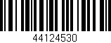 Código de barras (EAN, GTIN, SKU, ISBN): '44124530'