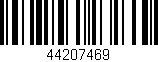 Código de barras (EAN, GTIN, SKU, ISBN): '44207469'