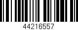 Código de barras (EAN, GTIN, SKU, ISBN): '44216557'