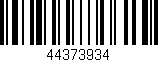 Código de barras (EAN, GTIN, SKU, ISBN): '44373934'