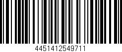 Código de barras (EAN, GTIN, SKU, ISBN): '4451412549711'