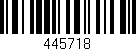 Código de barras (EAN, GTIN, SKU, ISBN): '445718'