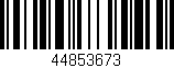Código de barras (EAN, GTIN, SKU, ISBN): '44853673'