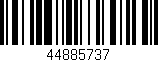 Código de barras (EAN, GTIN, SKU, ISBN): '44885737'