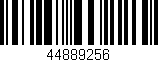 Código de barras (EAN, GTIN, SKU, ISBN): '44889256'
