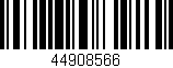 Código de barras (EAN, GTIN, SKU, ISBN): '44908566'
