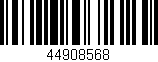 Código de barras (EAN, GTIN, SKU, ISBN): '44908568'