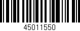 Código de barras (EAN, GTIN, SKU, ISBN): '45011550'