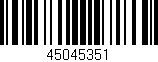 Código de barras (EAN, GTIN, SKU, ISBN): '45045351'