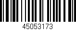 Código de barras (EAN, GTIN, SKU, ISBN): '45053173'