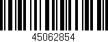 Código de barras (EAN, GTIN, SKU, ISBN): '45062854'