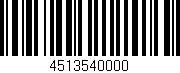 Código de barras (EAN, GTIN, SKU, ISBN): '4513540000'