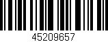 Código de barras (EAN, GTIN, SKU, ISBN): '45209657'
