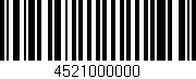 Código de barras (EAN, GTIN, SKU, ISBN): '4521000000'