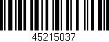 Código de barras (EAN, GTIN, SKU, ISBN): '45215037'