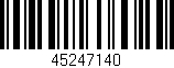 Código de barras (EAN, GTIN, SKU, ISBN): '45247140'