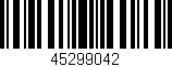 Código de barras (EAN, GTIN, SKU, ISBN): '45299042'