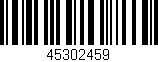 Código de barras (EAN, GTIN, SKU, ISBN): '45302459'