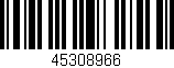 Código de barras (EAN, GTIN, SKU, ISBN): '45308966'