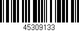 Código de barras (EAN, GTIN, SKU, ISBN): '45309133'