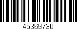 Código de barras (EAN, GTIN, SKU, ISBN): '45369730'