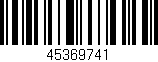 Código de barras (EAN, GTIN, SKU, ISBN): '45369741'