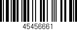 Código de barras (EAN, GTIN, SKU, ISBN): '45456661'