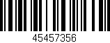 Código de barras (EAN, GTIN, SKU, ISBN): '45457356'