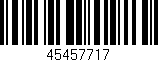 Código de barras (EAN, GTIN, SKU, ISBN): '45457717'