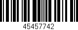 Código de barras (EAN, GTIN, SKU, ISBN): '45457742'