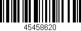 Código de barras (EAN, GTIN, SKU, ISBN): '45458620'