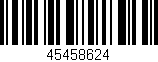 Código de barras (EAN, GTIN, SKU, ISBN): '45458624'
