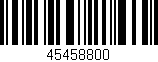Código de barras (EAN, GTIN, SKU, ISBN): '45458800'