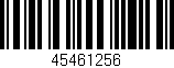 Código de barras (EAN, GTIN, SKU, ISBN): '45461256'