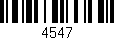 Código de barras (EAN, GTIN, SKU, ISBN): '4547'