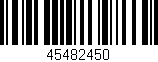 Código de barras (EAN, GTIN, SKU, ISBN): '45482450'