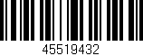 Código de barras (EAN, GTIN, SKU, ISBN): '45519432'