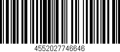 Código de barras (EAN, GTIN, SKU, ISBN): '4552027746646'