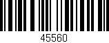 Código de barras (EAN, GTIN, SKU, ISBN): '45560'