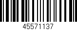 Código de barras (EAN, GTIN, SKU, ISBN): '45571137'