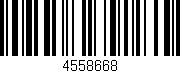 Código de barras (EAN, GTIN, SKU, ISBN): '4558668'