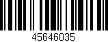 Código de barras (EAN, GTIN, SKU, ISBN): '45646035'