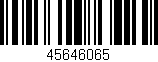 Código de barras (EAN, GTIN, SKU, ISBN): '45646065'