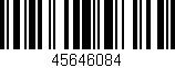 Código de barras (EAN, GTIN, SKU, ISBN): '45646084'