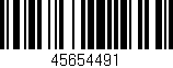 Código de barras (EAN, GTIN, SKU, ISBN): '45654491'